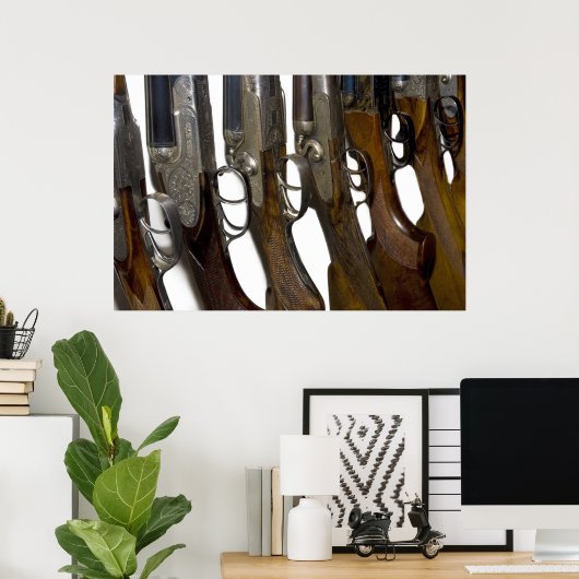 Poster canons de chasse (Bureau à domicile)