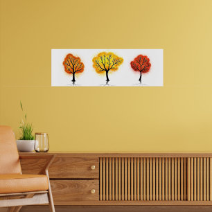Poster Canopée céleste : Lueur d'automne -