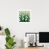 Poster Canopée ramifiée (Bureau à domicile)