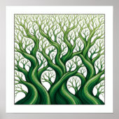 Poster Canopée ramifiée (Devant)