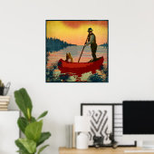 Poster Canot (Bureau à domicile)