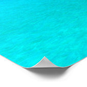 Poster Canot à balai à Bora Bora imprimer l'affiche (Coin)