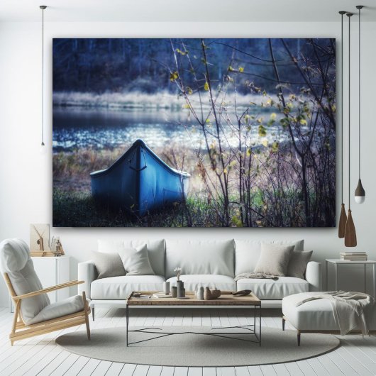 Poster Canot Bleu Automne À New York Photographie