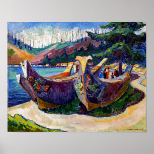 Poster Canot de guerre   Emily Carr  