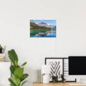 Poster Canot sur le célèbre lac Emerald - Yoho NP, Canada (Bureau à domicile)