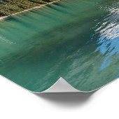 Poster Canot sur le célèbre lac Emerald - Yoho NP, Canada (Coin)