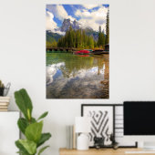 Poster Canots Emerald Lake (Bureau à domicile)