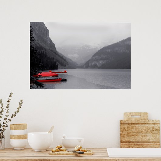 Poster Canots rouges (Cuisine)