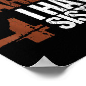 Poster Cant Me Peur J'Ai Quatre Soeurs Cadeau Pour Frère (Coin)