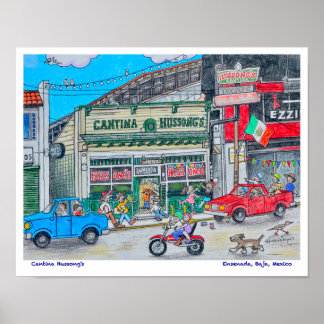 Poster Cantina, Hussongs