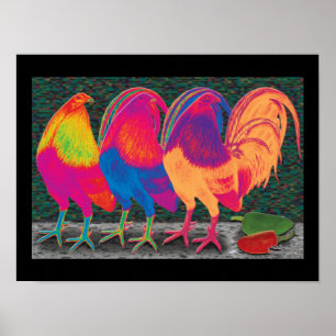 Poster Cantina Roosters