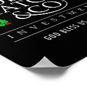 Poster Cantique de Noël Robert Bob Cratchit Ebenezer Scro (Coin)