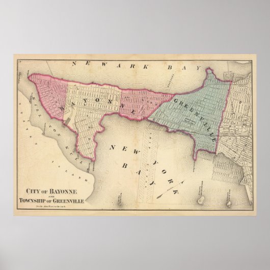 Poster Canton de Bayonne Greenville (Devant)