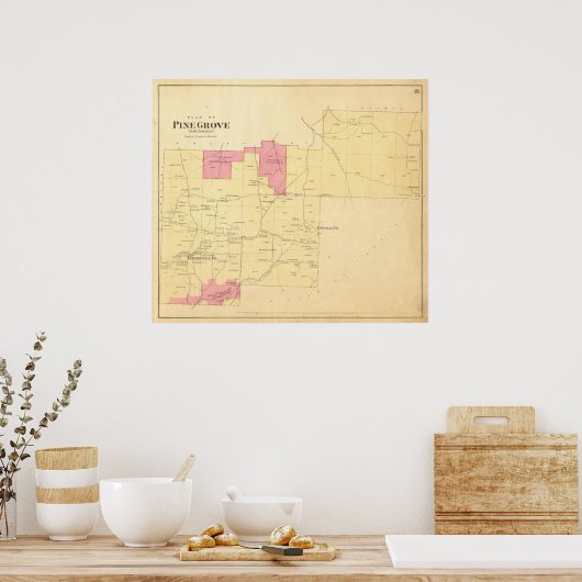 Poster Canton de Pine Grove (Cuisine)