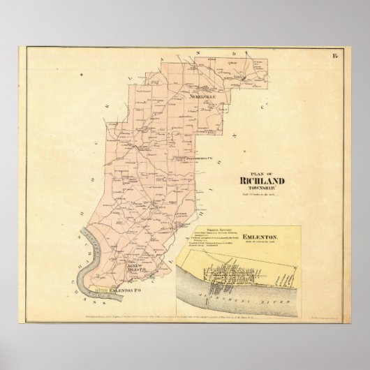 Poster Canton de Richland (Devant)