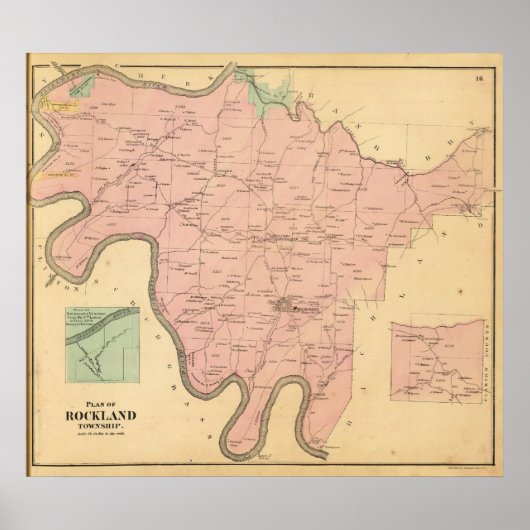 Poster Canton de Rockland (Devant)