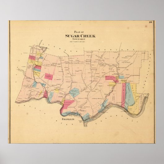 Poster Canton de Sugar Creek (Devant)