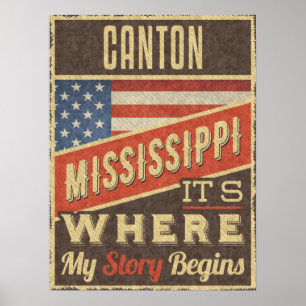 Poster Canton Mississippi