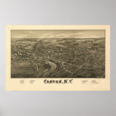 Poster Canton NY 1885 (Devant)