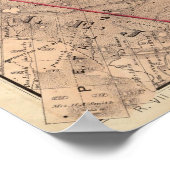 Poster Cantons de père Noël Rosa, Vallejo et Sonoma (Coin)