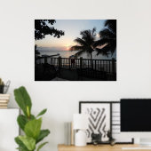 Poster Canvas de balcon de la grotte des médecins coucher (Bureau à domicile)