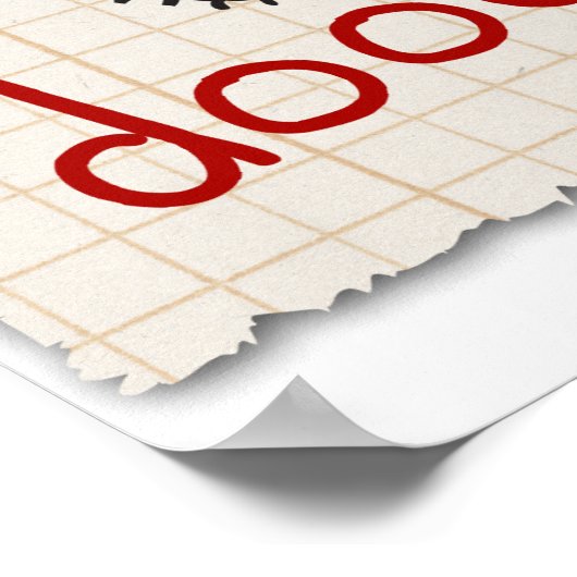 Poster Canvas de saut à Doodle Imprimer (Coin)