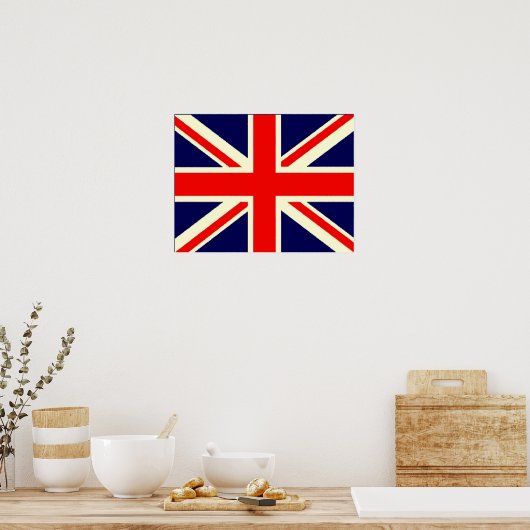 Poster Canvas Union Jack (Cuisine)