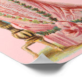 POSTER CANVAS WALL ART VICTORIAN ERA FRENCH LADING AVEC V (Coin)