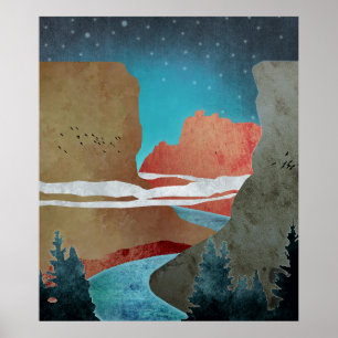 Poster Canyon Birds