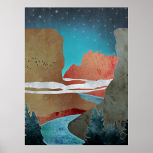 Poster Canyon Birds