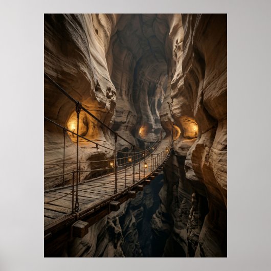 Poster Canyon Bridge Cave Adventure Path (Devant)