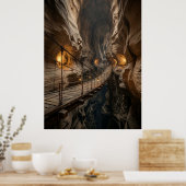 Poster Canyon Bridge Cave Adventure Path (Cuisine)