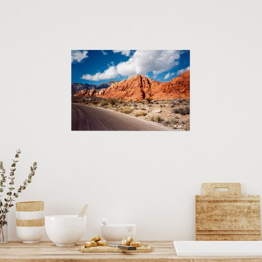 Poster Canyon de Red Rock (Cuisine)