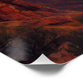 Poster Canyon dramatique au lever du soleil (Coin)