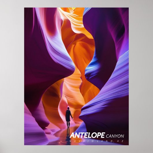 Poster Canyon du Cerf, États-Unis (Devant)