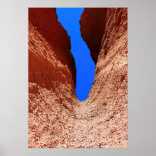 Poster Canyon du Mojave – Ciel de désert vertical