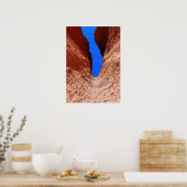 Poster Canyon du Mojave – Ciel de désert vertical (Cuisine)