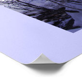 Poster Canyon Neige (Coin)
