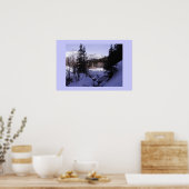 Poster Canyon Neige (Cuisine)