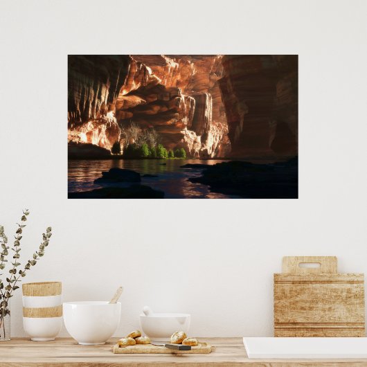 Poster Canyon Peint (Cuisine)