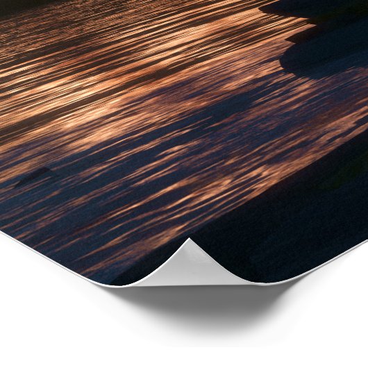 Poster Canyon Peint (Coin)