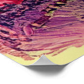 Poster Canyon rétro avec paysage de rivière (Coin)