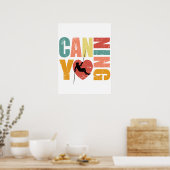 Poster Canyoneering I Love Canyoning Rappelling Lover (Cuisine)