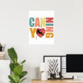 Poster Canyoneering I Love Canyoning Rappelling Lover (Bureau à domicile)