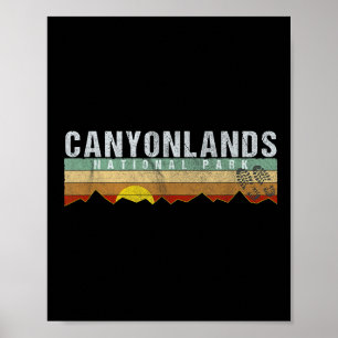 Poster Canyonlands National Park Tee - Utah Camping Hikin