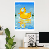 Poster Caoutchouc (Bureau à domicile)