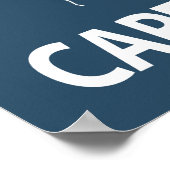 Poster Cap Afrique du Sud Ville Carte Ligne Art (Coin)