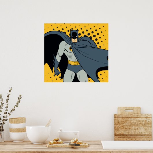 Poster Cap Batman dynamique (Cuisine)