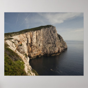 Poster Cap Caccia, Alghero, Sardaigne, Italie