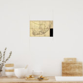 Poster Cap de Bonne-Espérance 1842 Carte antique de l'Afr (Cuisine)